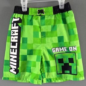 Minecraft Swim Trunks (XS 4-5)